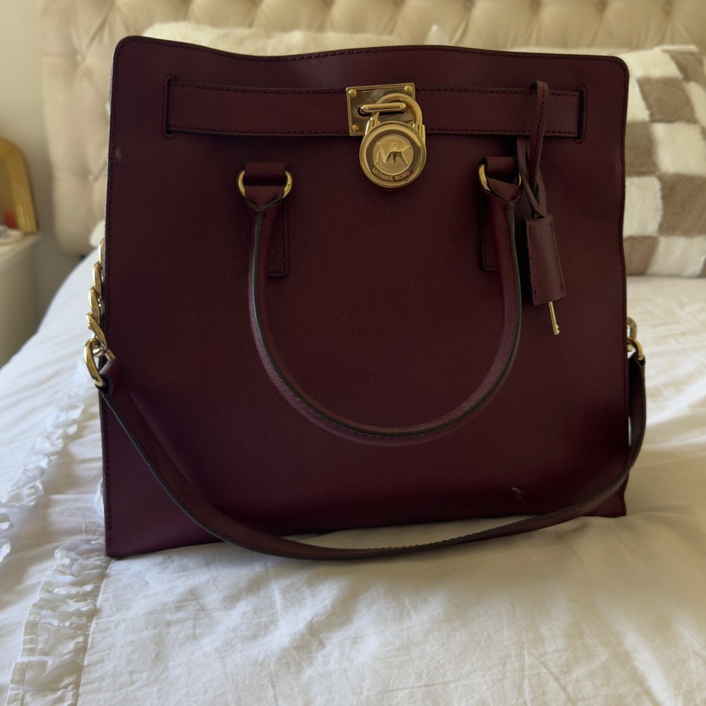 Michael Kors Burgundy large Tote Bag